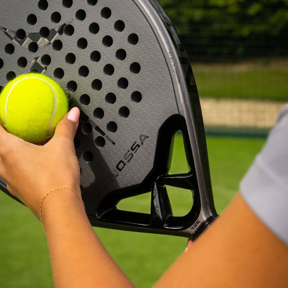 Nosso Core Padel Racket Action Shot